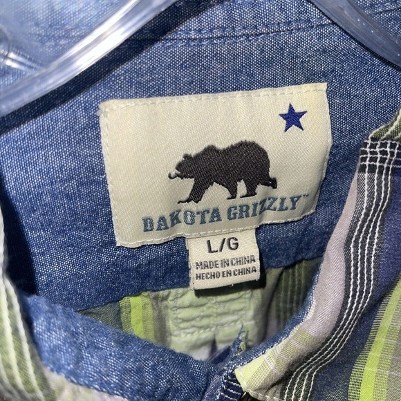 Dakota Grizzly Polo Large Striped - Picture 3 of 3